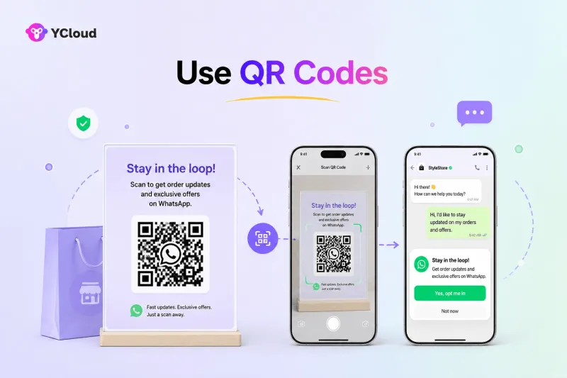 Use QR codes to get WhatsApp opt-in