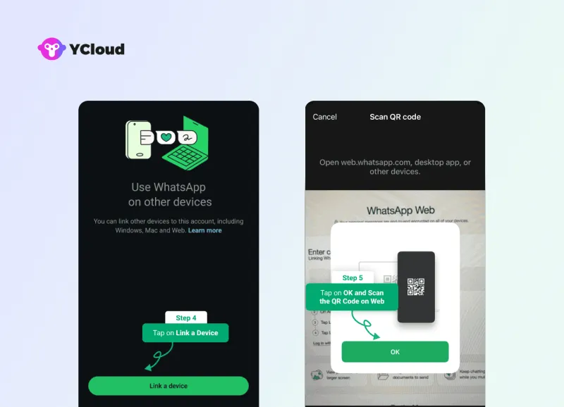 Login Web WhatsApp dengan Kode QR dari Smartphone Android