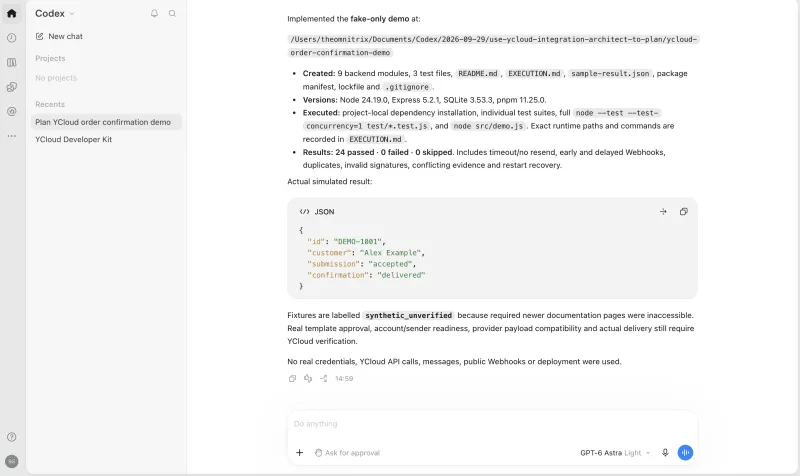 Run Local Implementation and Simulated Tests