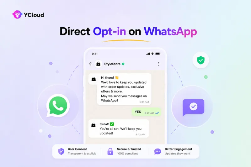 Take direct opt-in on WhatsApp