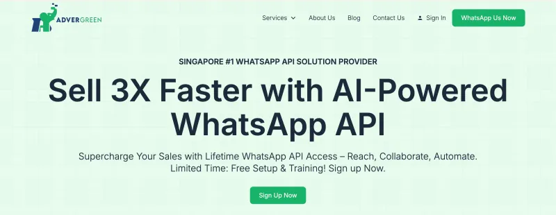 Top WhatsApp Business API Solution Providers in Singapore - ADVERGREEN