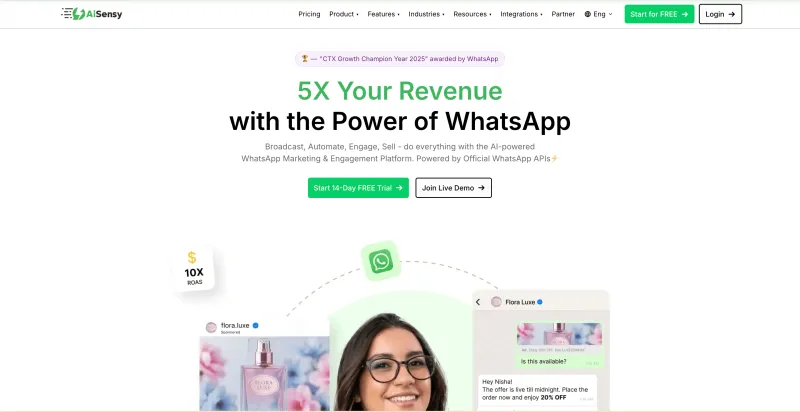 Top AI Agents for Lead Generation on WhatsApp - AiSensy