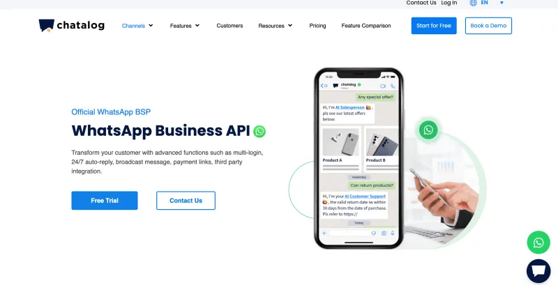 Top WhatsApp Business API Providers in Hong Kong - Chatalog