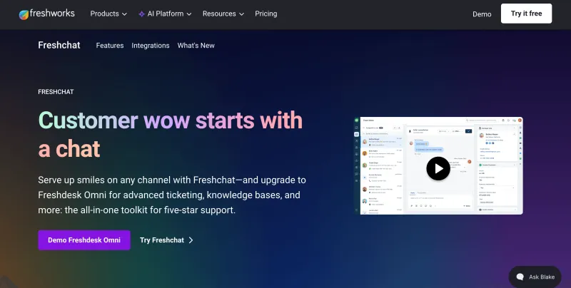Best AI Chat Agents - Freshchat