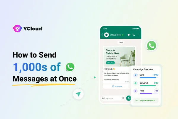 如何在WhatsApp一次性发送1000条消息而不被封号