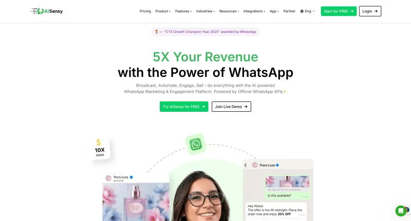 Interakt Alternatives_AiSensy