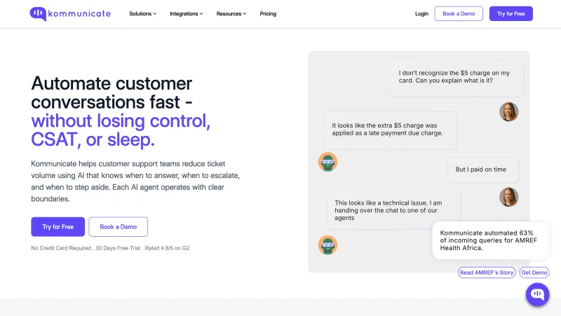 Best AI Chat Agents - Kommunicate