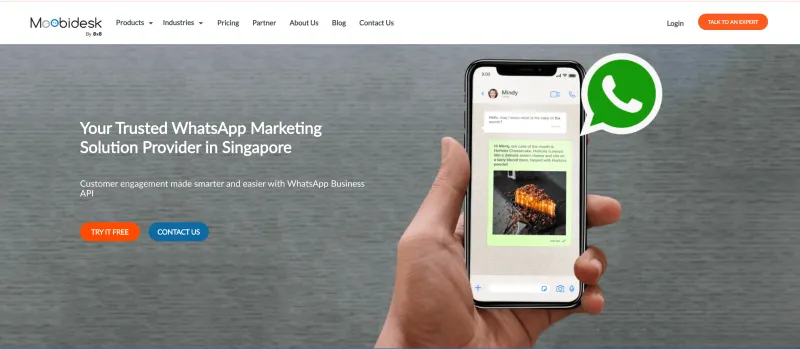 Top WhatsApp Business API Solution Providers in Singapore - Moobidesk