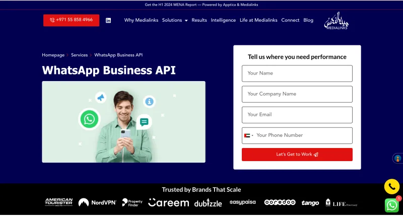 Top WhatsApp API Providers in Dubai_The Media Links