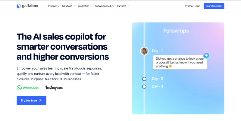 Top DoubleTick Alternatives - Gallabox