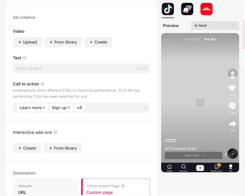 How to set up TikTok ads