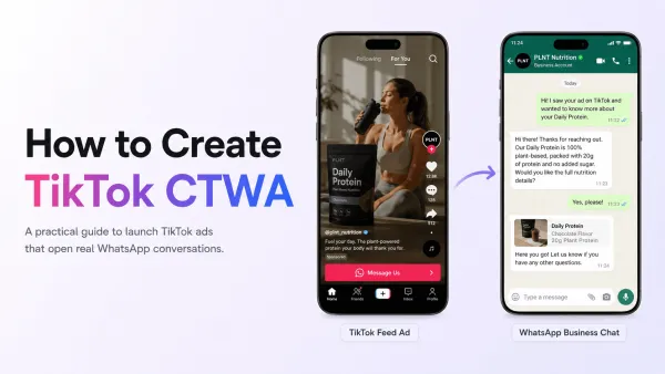 How to Create TikTok Click to WhatsApp Ads (CTWA) with YCloud
