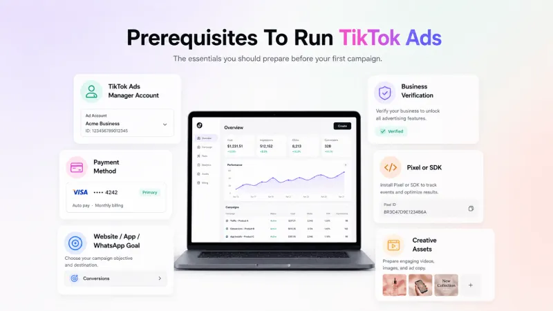 What You Need Before Launching TikTok Ads