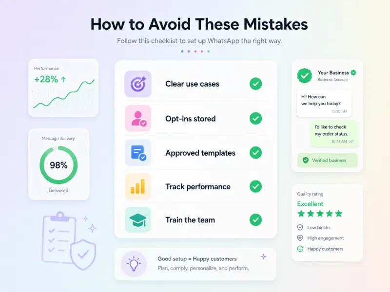 How to Avoid WhatsApp API Mistakes