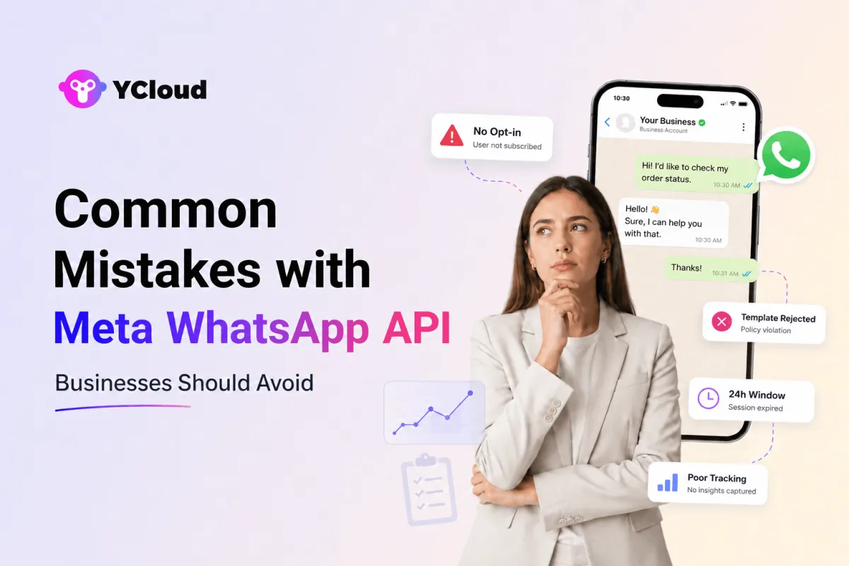 Os Erros Mais Comuns Que as Pessoas Cometem Com a API do Meta WhatsApp