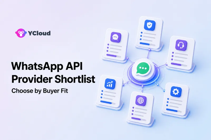 WhatsApp API provider shortlist organized by buyer fit