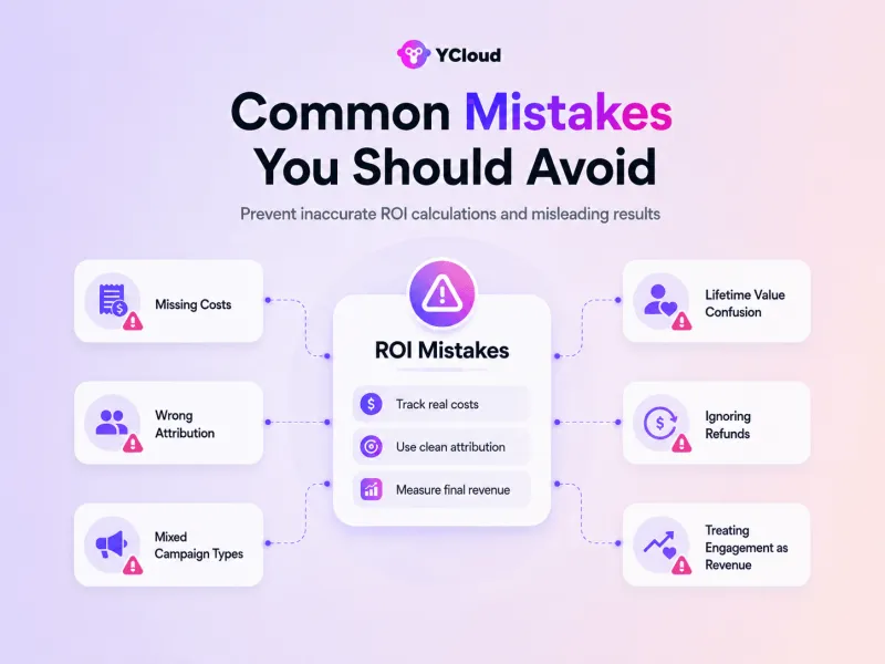 Common Mistakes You Should Avoid while Calculating the ROI of WhatsApp Marketing