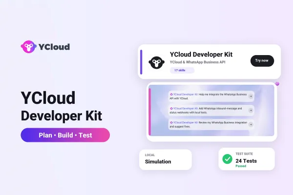 YCloud Developer Kit: Build and Test WhatsApp API Integrations with Codex