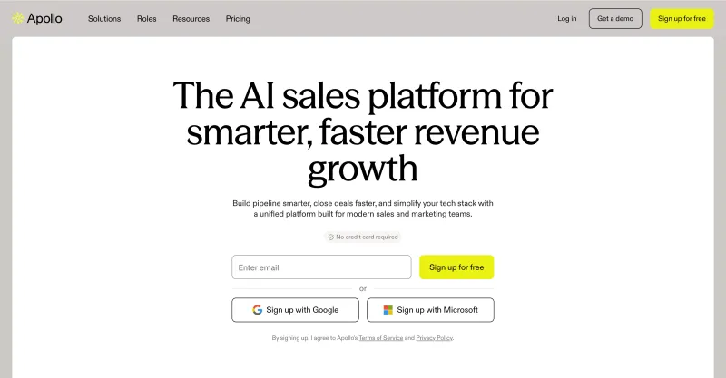Best AI Sales Agents - apollo