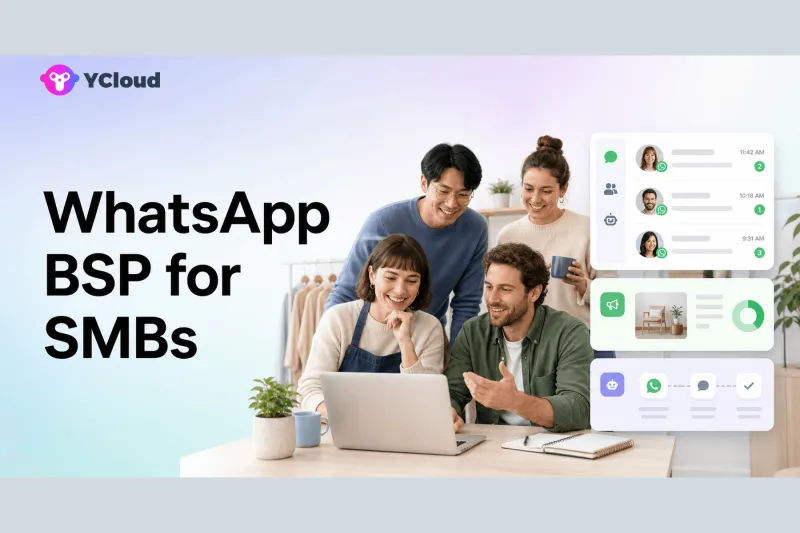 Best WhatsApp BSP for Small and Midsize Businesses — YCloud Blog cover
