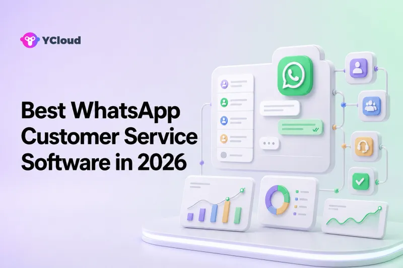 Best WhatsApp Customer Service Software in 2026 — YCloud Blog cover