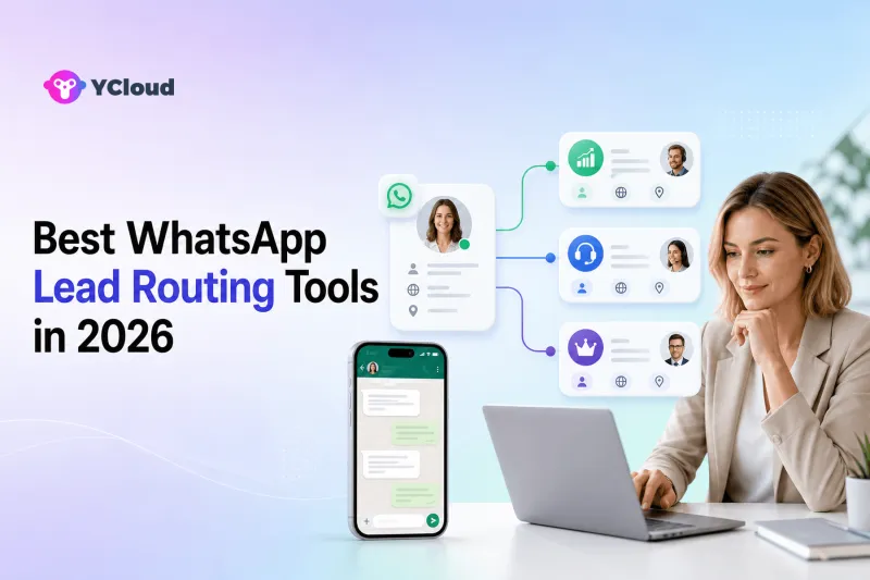 Best WhatsApp Lead Routing Tools in 2026 — YCloud Blog cover