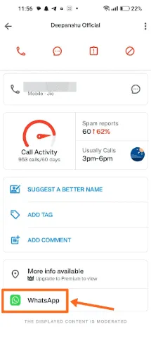 如何在不保存号码的情况下发送 WhatsApp 消息 - Truecaller 应用程序等第三方应用