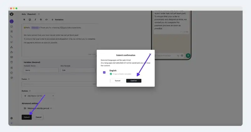 如何在 ycloud 上进行 Whatsapp 爆炸?