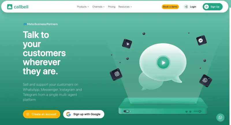 最佳 WhatsApp 营销工具 - Callbell
