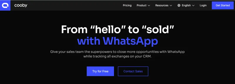 最佳 WhatsApp 营销工具 - Cooby