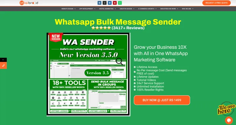 WhatsApp Bulk Message Senders - DigiBrood