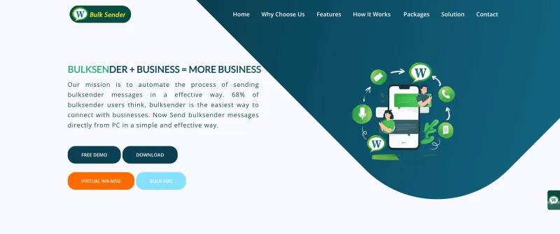 WhatsApp Bulk Message Senders - BulkSender by CSISM