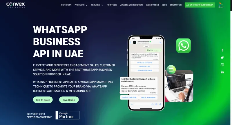 Top 50 WhatsApp API and WhatsApp Chatbot Providers in Dubai - Convex Interactive