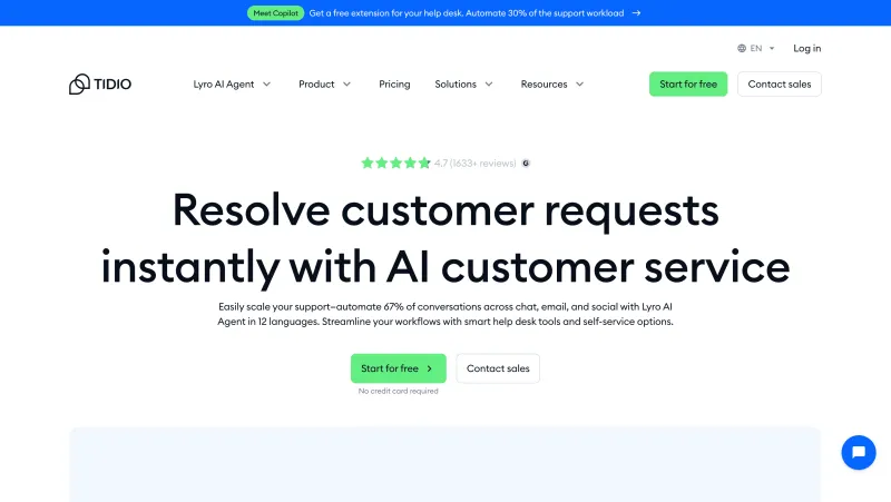 顶级客户服务软件 - Tidio