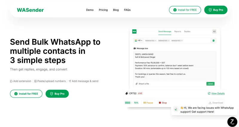 Best WhatsApp Automation Tools - WaSender