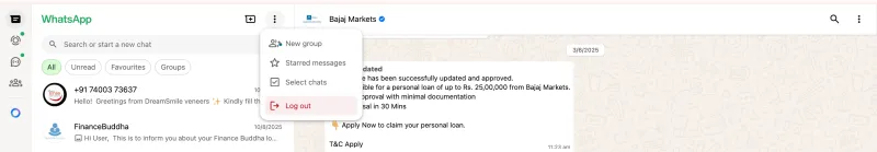 Cara Keluar dari WhatsApp Web dengan Aman?