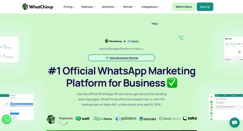 最佳 WhatsApp 广播软件 - WhatChimp