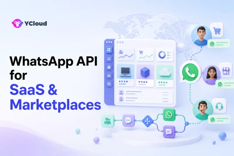 WhatsApp API Platform for SaaS and Marketplace Businesses — YCloud Blog cover