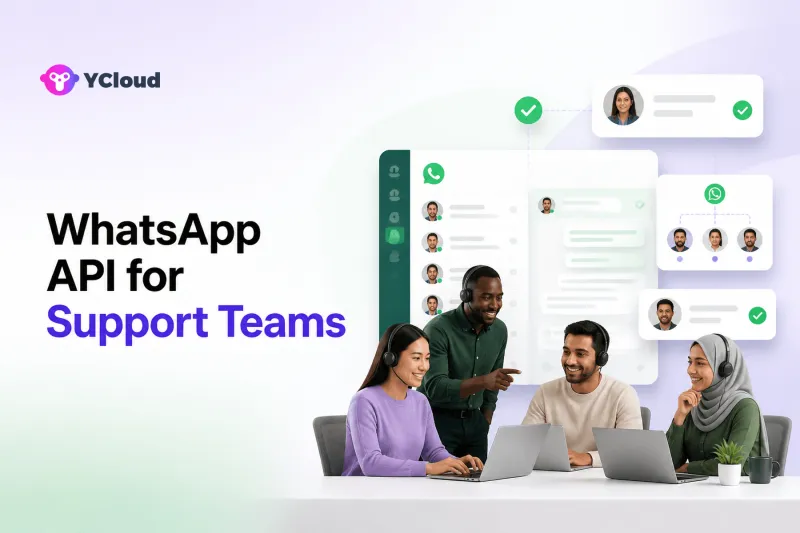 Best WhatsApp API Provider for Customer Support Teams — YCloud Blog cover