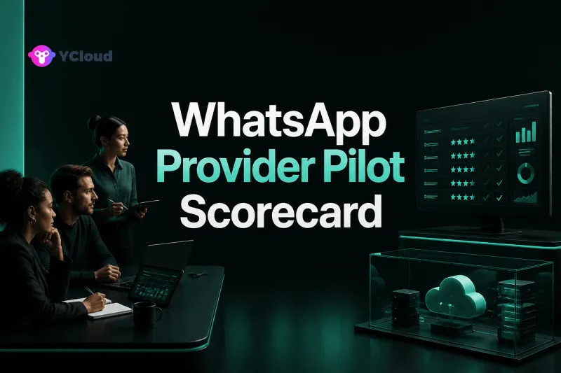 WhatsApp API Provider Pilot Scorecard — YCloud Blog cover