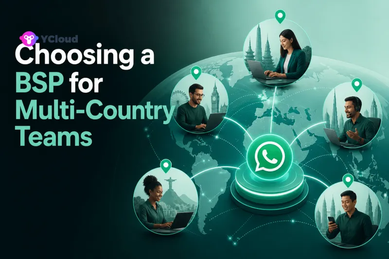 Choosing a WhatsApp BSP for Multi-Country Businesses — YCloud Blog cover