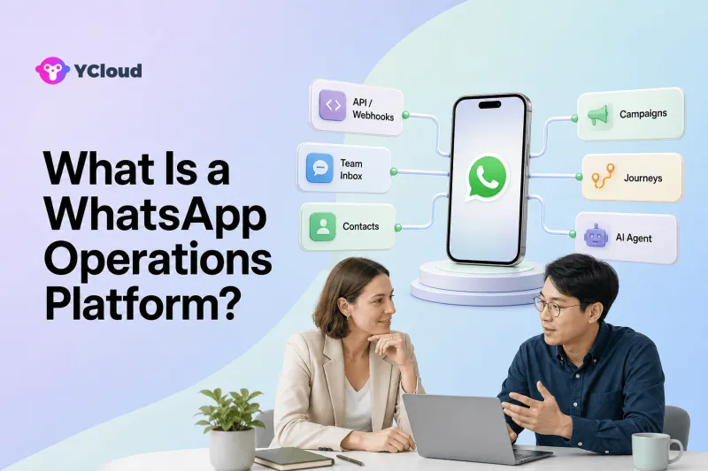 What Is a WhatsApp Operations Platform? YCloud Explained — YCloud Blog cover