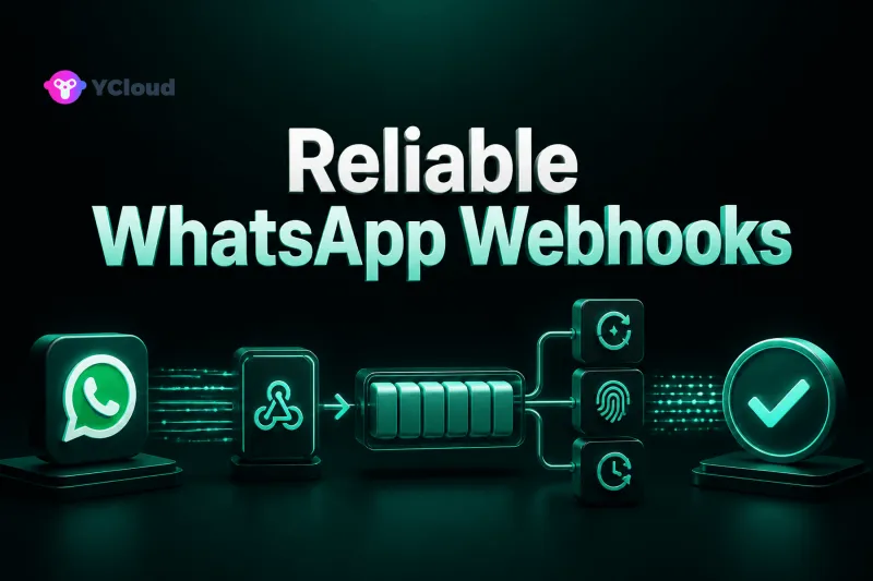 WhatsApp Webhook Reliability: Retries and Idempotency — YCloud Blog cover